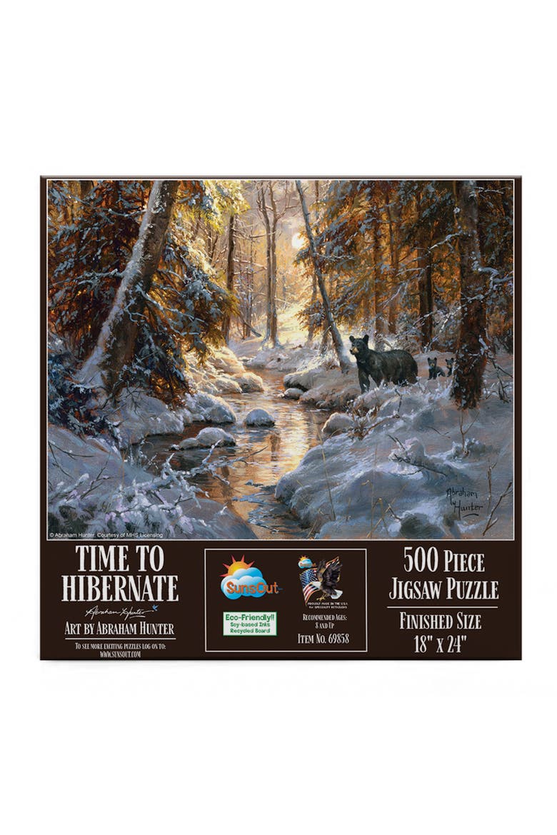 Time to Hibernate 500 piece Jigsaw Puzzle for Adults, Alternate, color, Multicolor