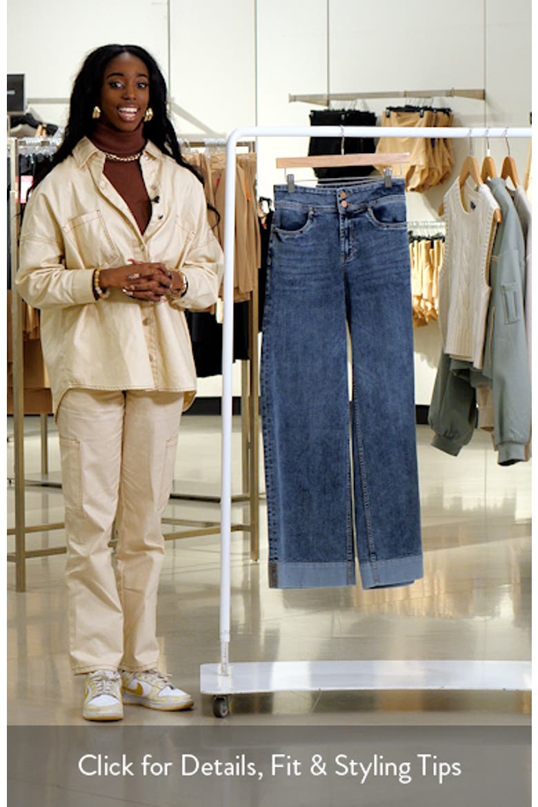 Mighty High Waist Wide Leg Jeans video