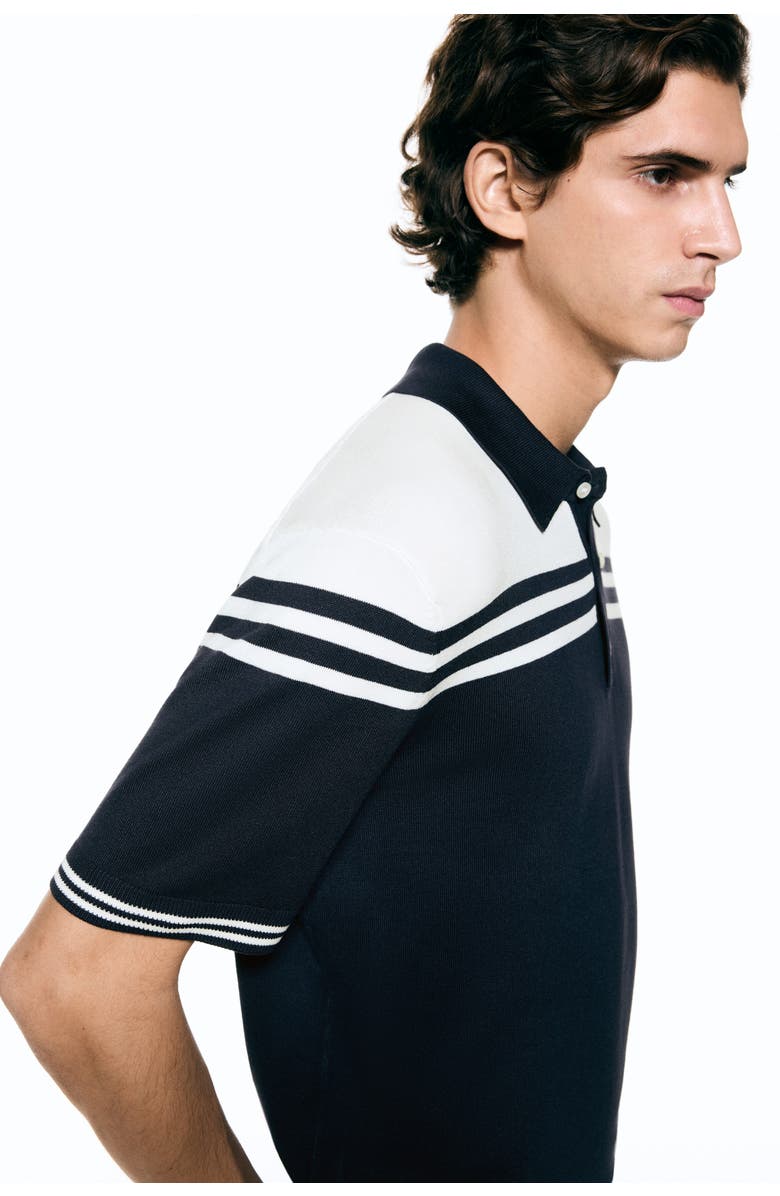 H&M Regular Fit Polo Shirt, Alternate, color, Dark Blue