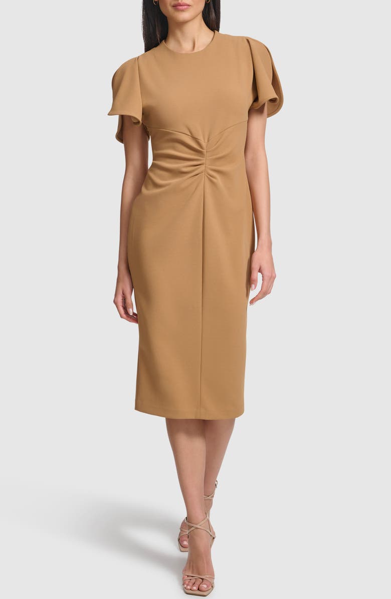 Calvin Klein Ruched Sheath Dress, Main, color,