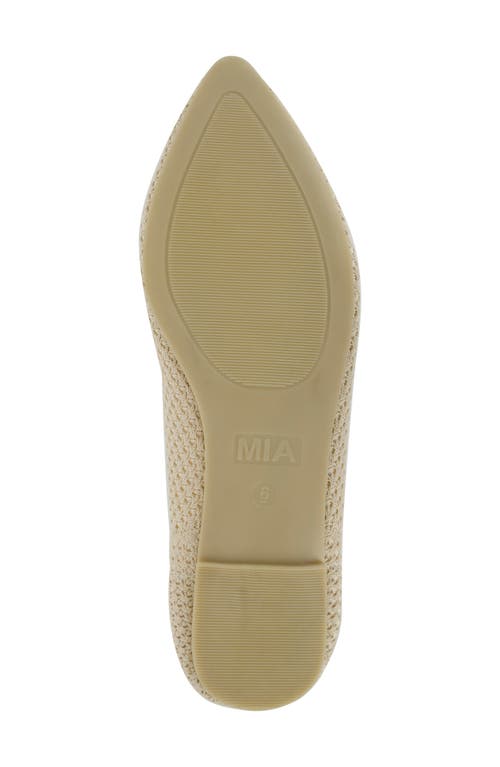 MIA MIA KERRI POINTED TOE KNIT FLAT