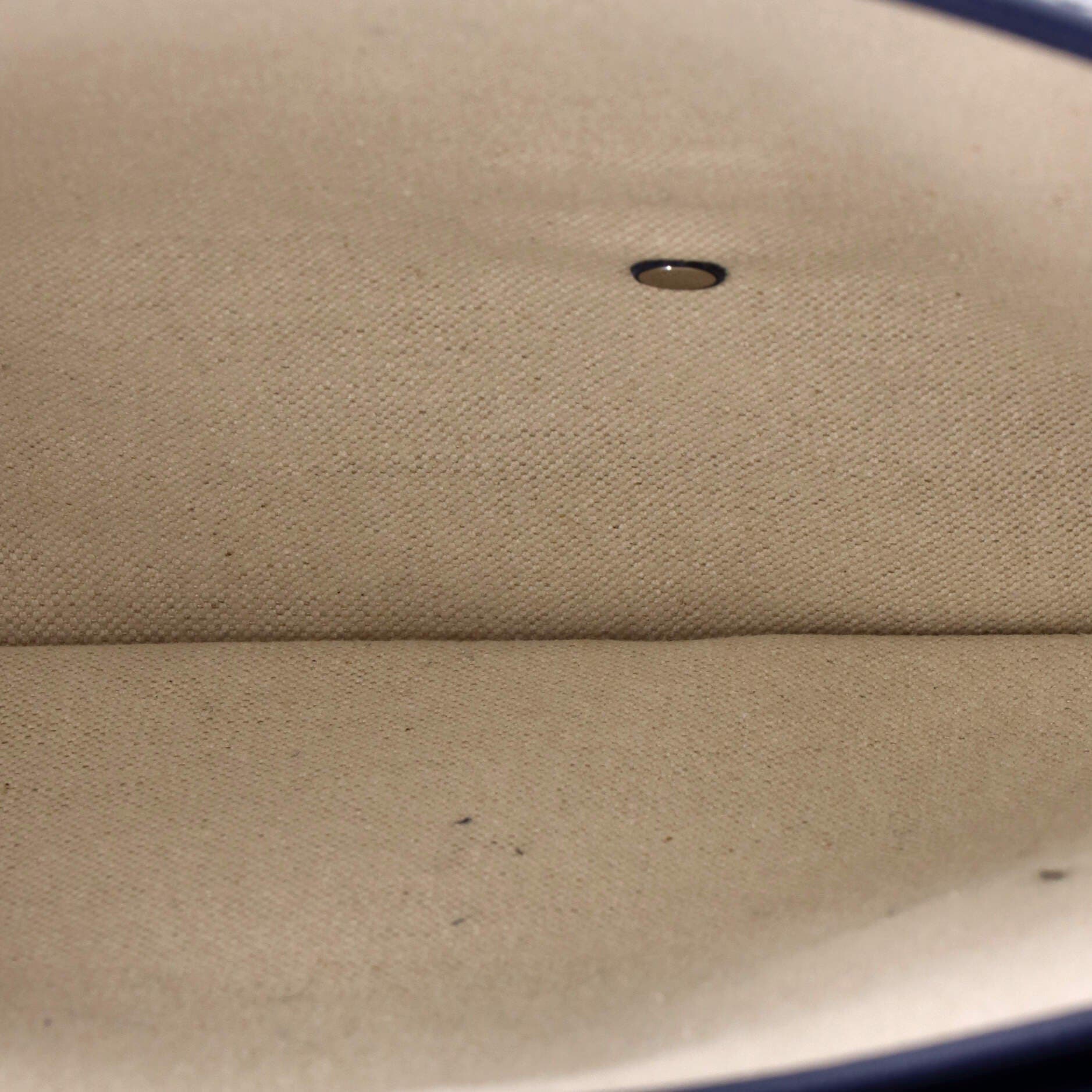 Pre-Owned Goyard Coursier Messenger Bag Coated Canvas and Leather, Alternate, color, Blue