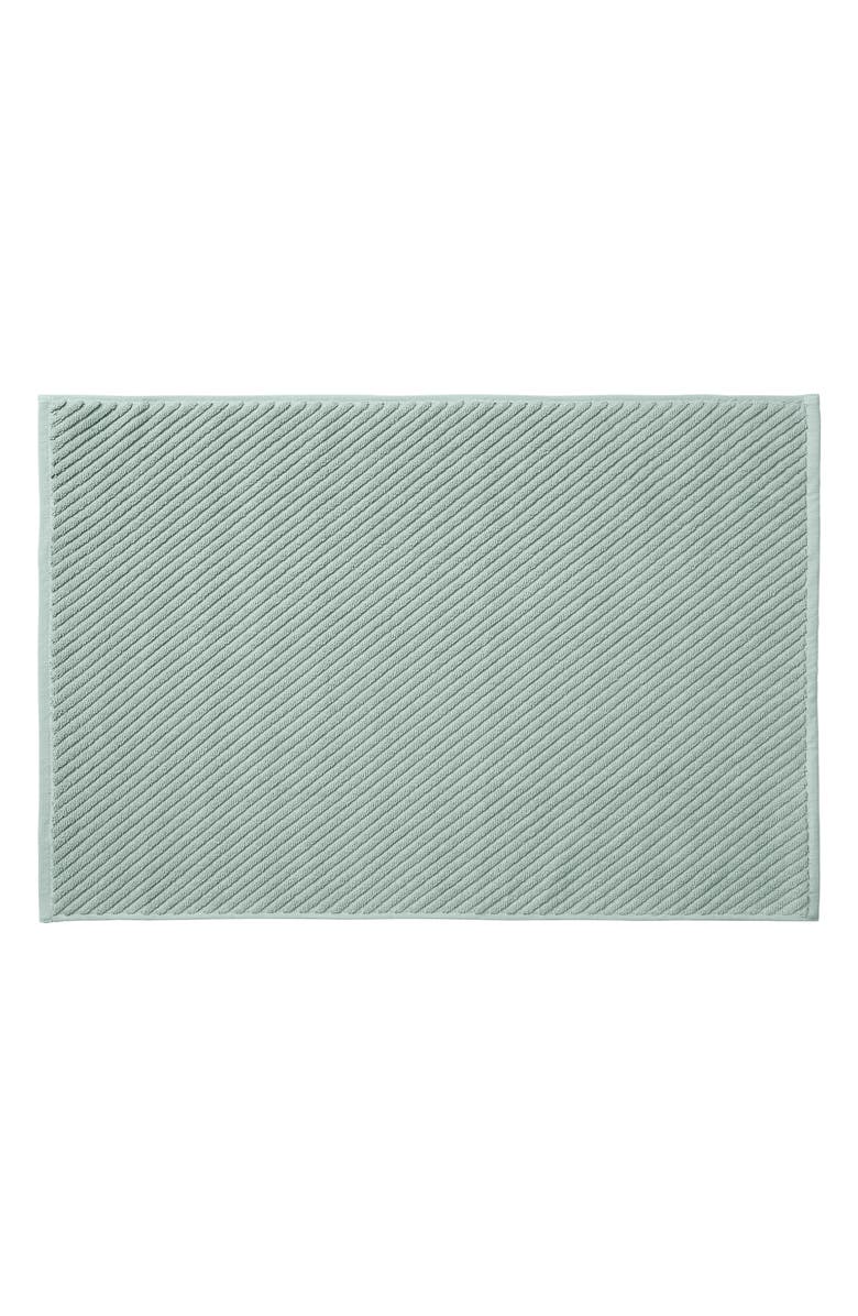 Coyuchi Air Weight<sup>®</sup> Organic Cotton Twill Bath Rug, Main, color, Sea Mist