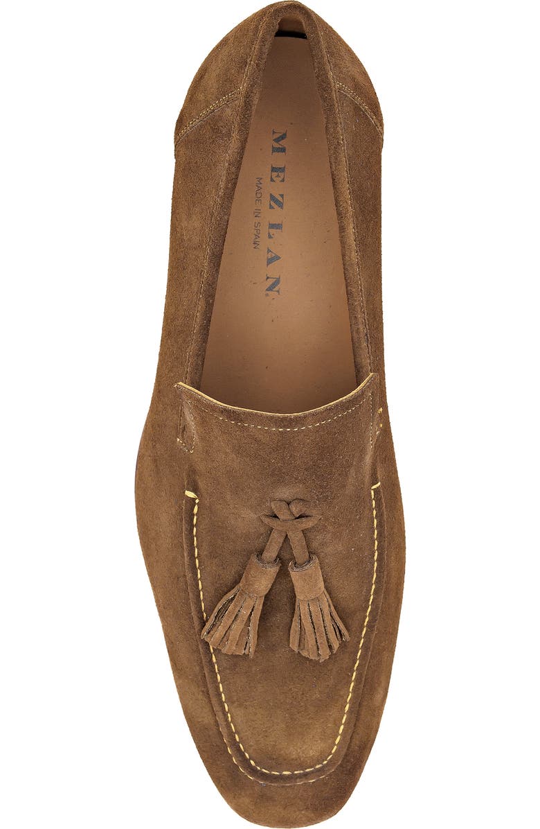 Mezlan English Tassel Loafer, Alternate, color, Chestnut