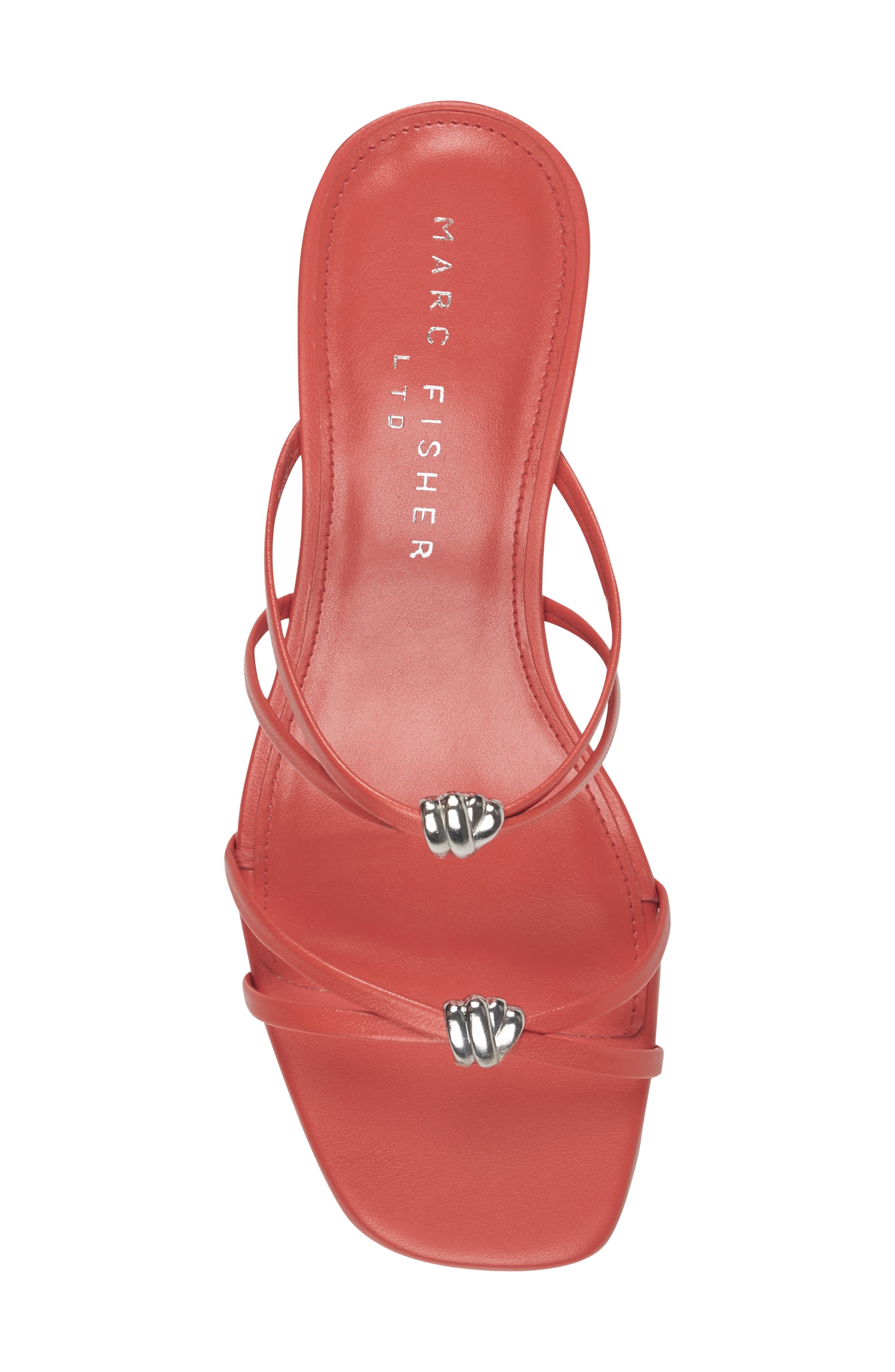 Baizel Strappy Slide Sandal, Alternate, color, MEDIUM RED