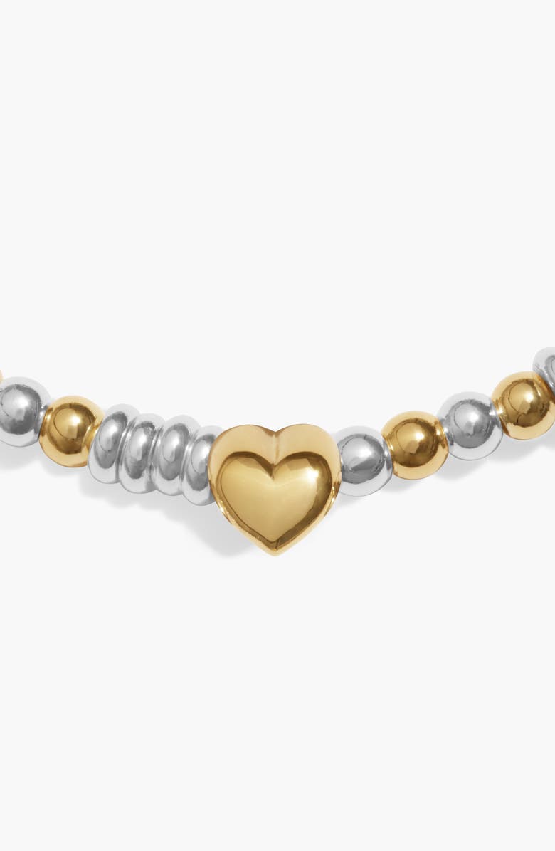 A Littles & Co Happy Little Moments 'Birthday Blessings' Bracelet In Silver And Gold-Tone Plating, Alternate, color, Metallic Silver