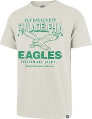 '47 Men's '47 Natural Philadelphia Eagles Head On Scrum Slub T-Shirt