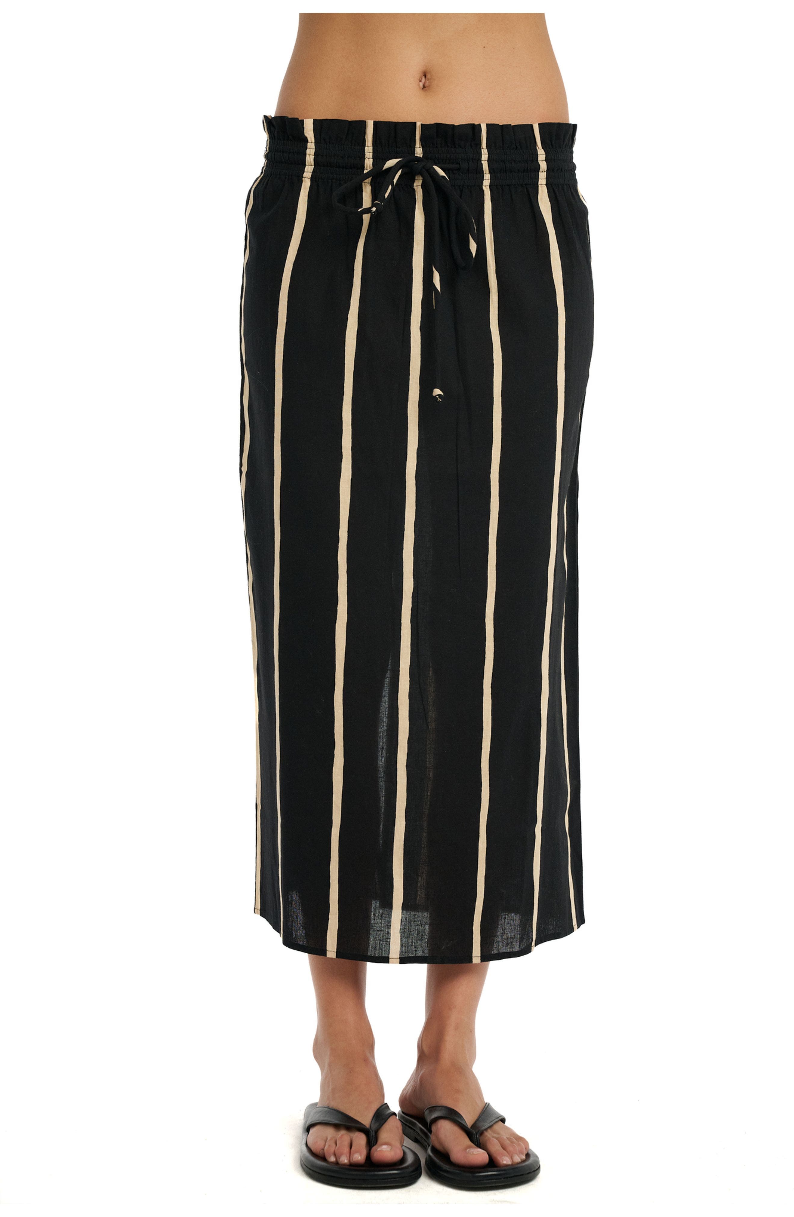 Gottex Beach Life Resort Ray Paper Bag Midi Skirt Cover-up (Women ...