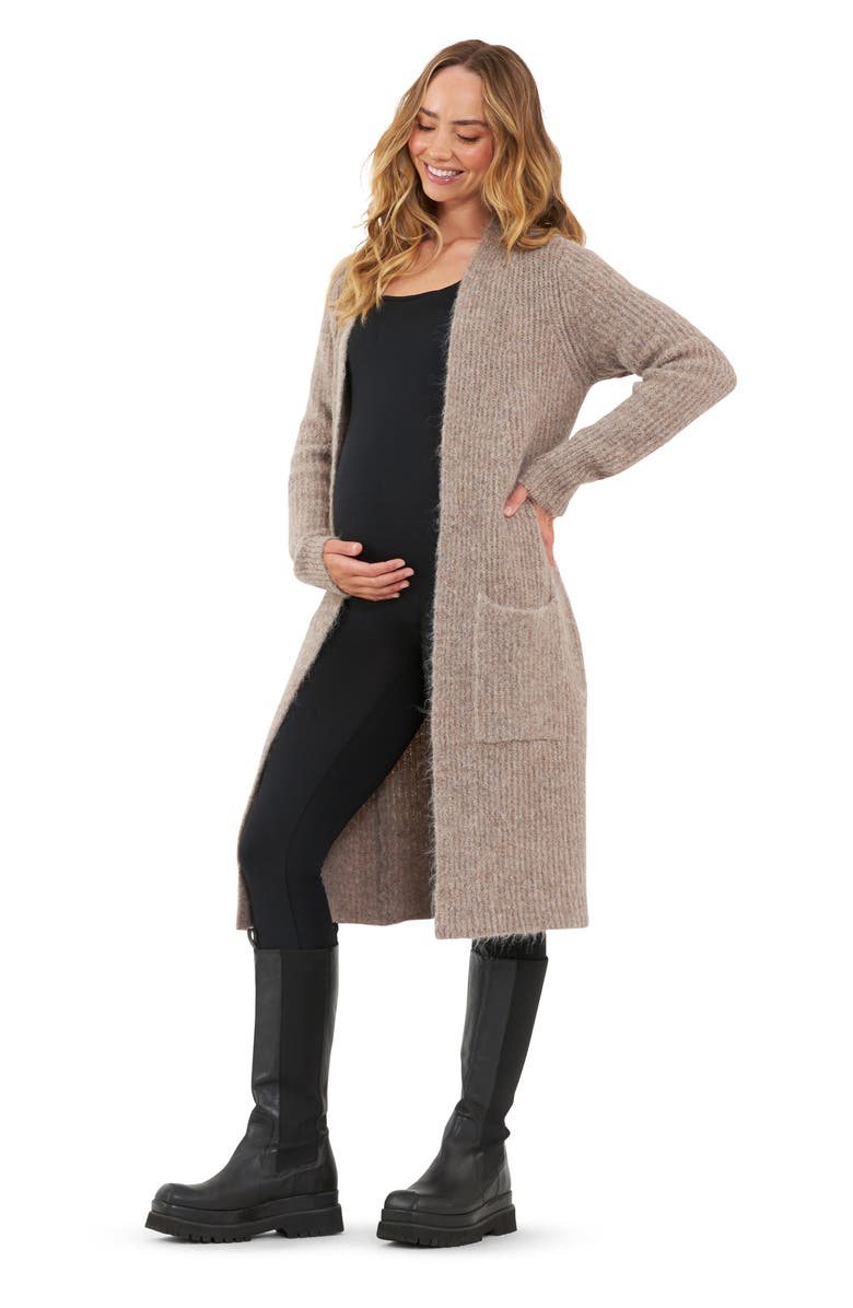 Ripe Maternity Helen Knit Maternity/Nursing Cardigan, Alternate, color, 