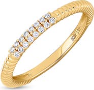 Bony Levy 18K Gold Cleo Diamond Stackable Ring (Online Trunk Show)