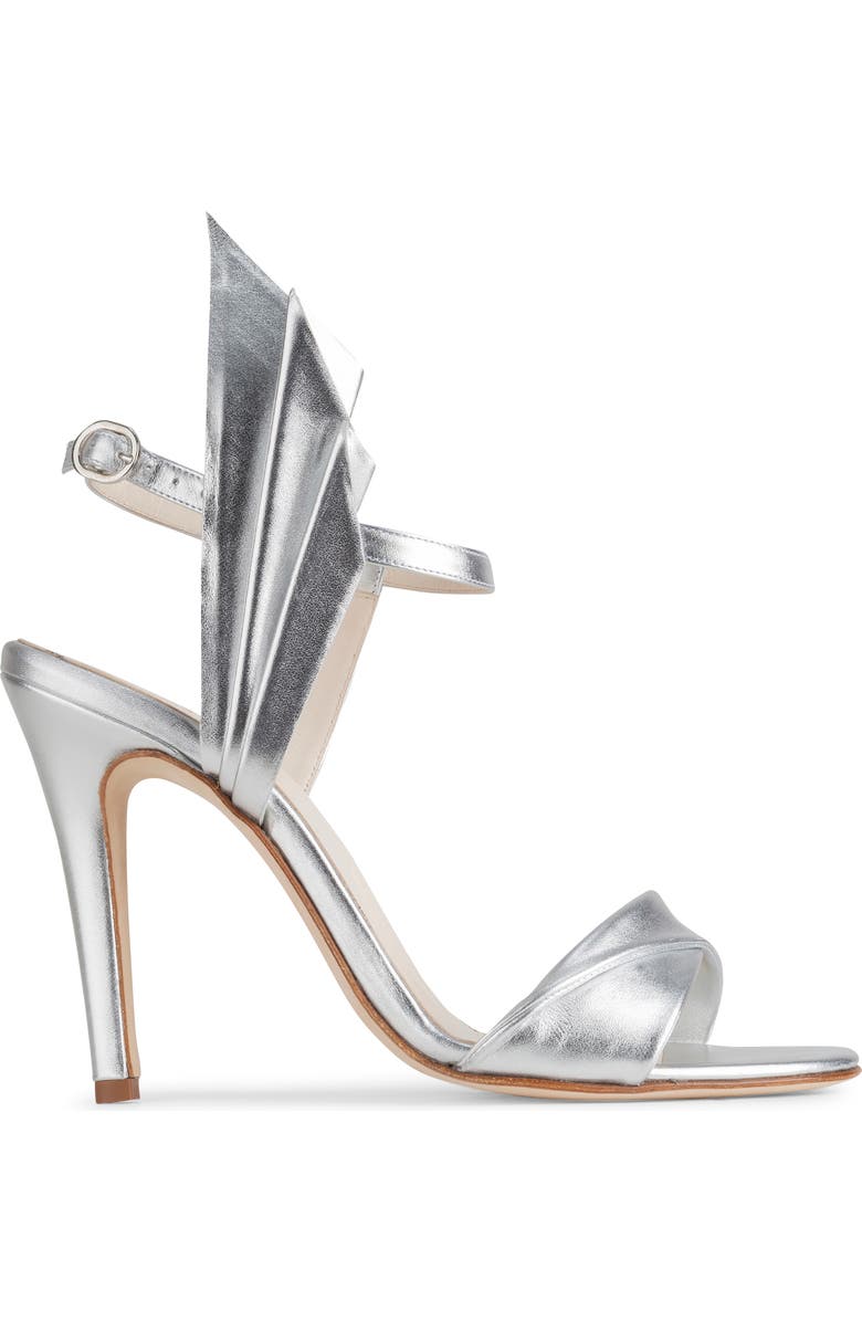 Chris Donovan Footwear Corona Sandal, Main, color, Silver