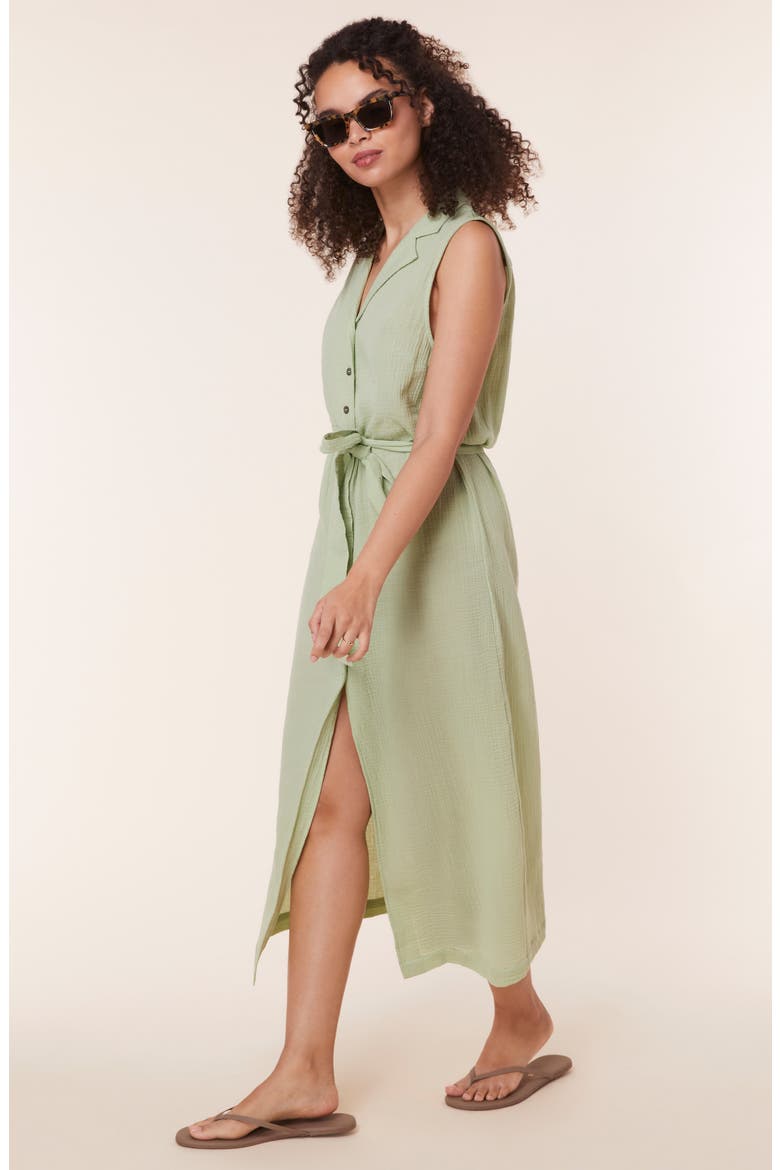 The Flamenco Cover-Up Button-Up Shirtdress, Alternate, color, AMBROSIA