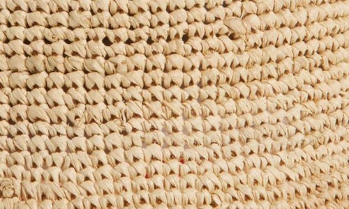 Rag & Bone Jade Packable Raffia Straw Bucket Hat In Natural