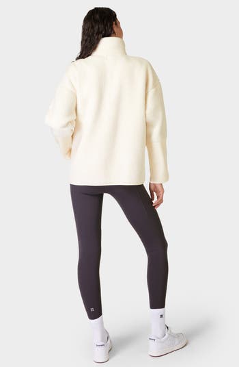 Oversize Fleece Half Zip Top