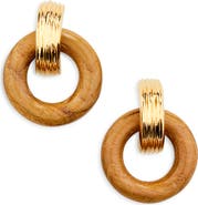 SOKO Shujaa Mixed Media Frontal Hoop Earrings