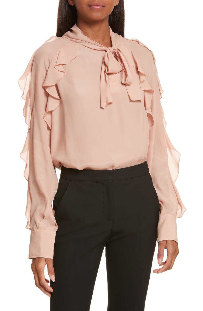 See by Chloé Ruffle Blouse, Main, color, 