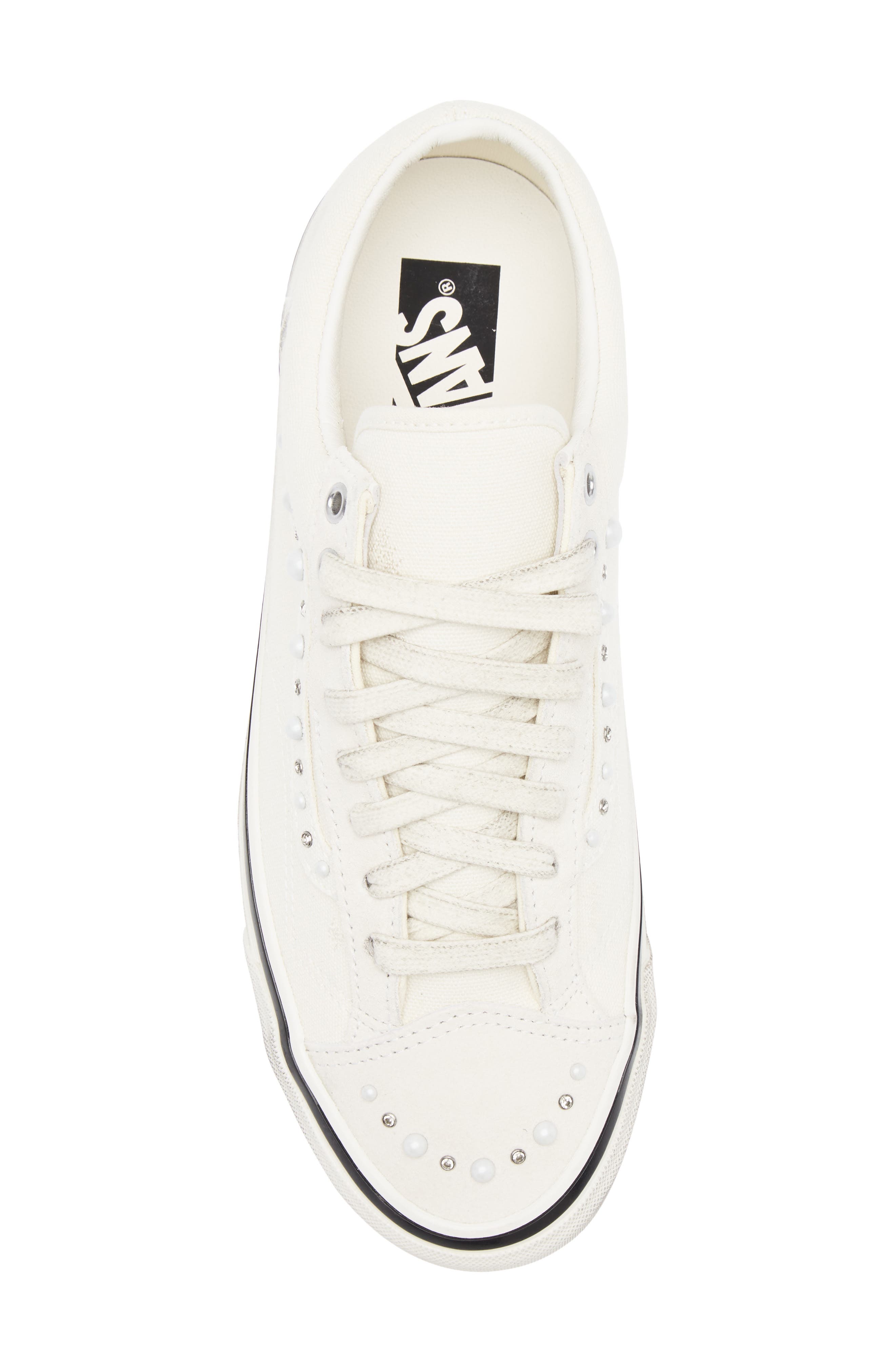Vans Embellished LX Old Skool 36 Sneaker, Alternate, color, Pearlized Marshmallow