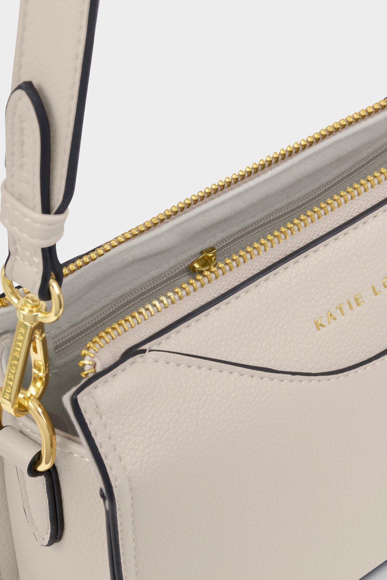 Katie Loxton Alba Crossbody Bag in Oyster, Alternate, color, Oyster