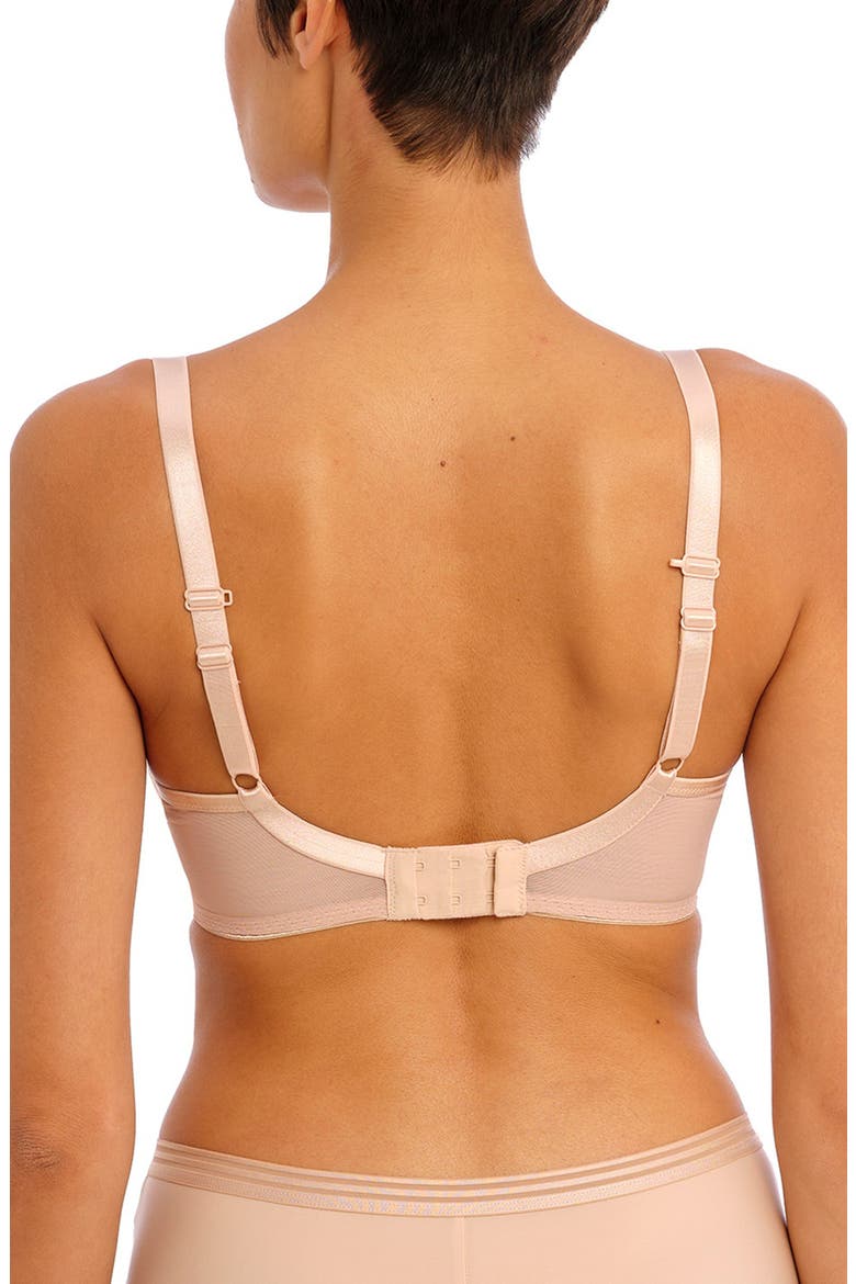 Tailored Plunge Underwire T-Shirt Bra, Alternate, color, NATURAL BEIGE