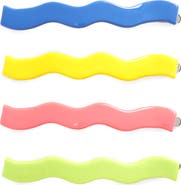 Chunks Shannons Waves Assorted 4-Pack Slide Barrettes