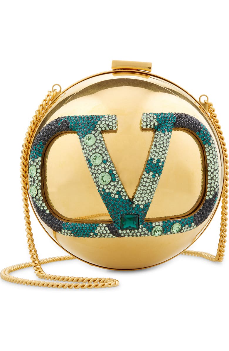 Valentino Garavani VLOGO Signature Evening Minaudière, Main, color,