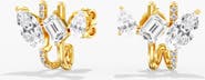 Everlee Multi-Shape Climbing Lab Diamond Huggie in 14K Gold