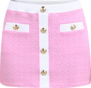L'AGENCE Coco Colorblock High Waist Cover-Up Skirt