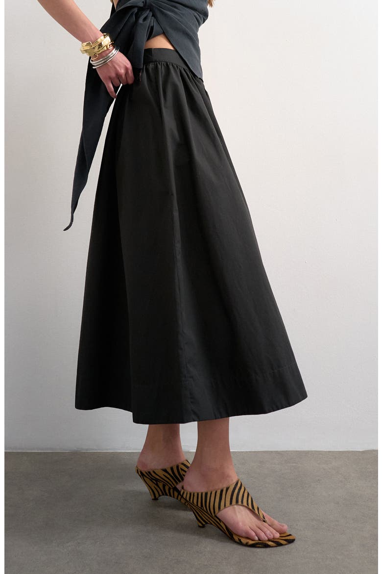 Saloon Maxi Skirt, Alternate, color, BLACK