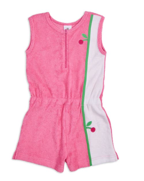 FLORENCE EISEMAN FLORENCE EISEMAN TERRY ROMPER WITH CHERRIES 