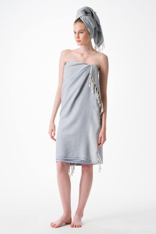 Olive And Linen Olive & Linen Whisper Weight Turkish Towel Set In Sand