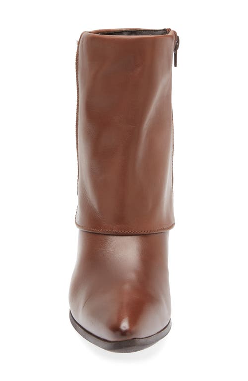 Chocolat Blu Leeza Block Heel Bootie In Brown