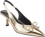 Marc Fisher Gretel Slingback Pointed Toe Bow Pump