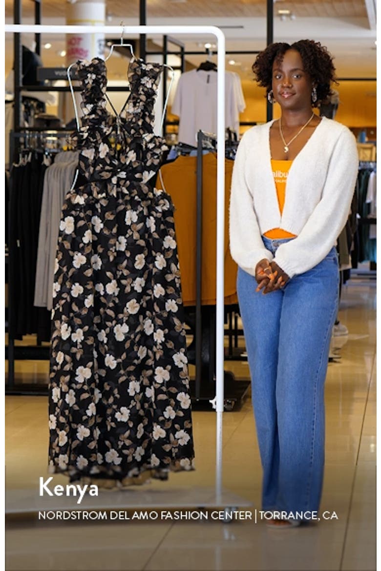 Lucah Floral Ruffle Maxi Dress video