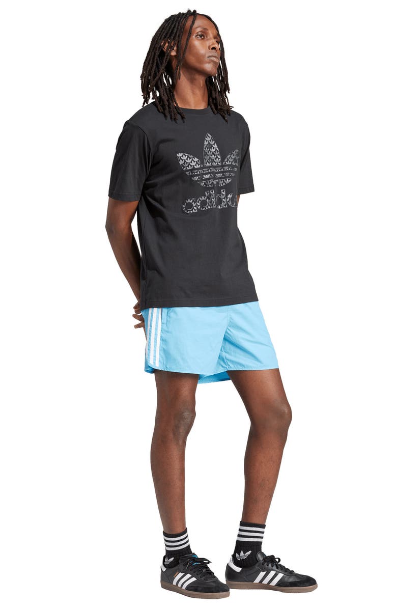 adidas Adicolor Classics Recycled Nylon Sprinter Shorts, Alternate, color, 