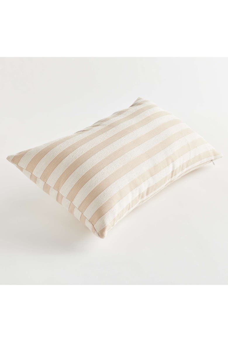 Grant Lumbar Indoor-Outdoor Pillow, Alternate, color, Beige