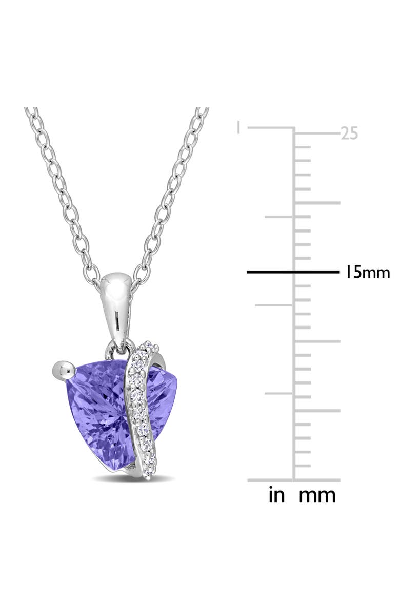 Julianna B. Tanzanite & Diamond Drop Wrap Pendant Necklace, Alternate, color, Tanzanite