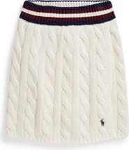 Polo Ralph Lauren Kids' Cable Knit Cotton Skirt