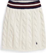 Polo Ralph Lauren Kids' Cable Knit Cotton Skirt