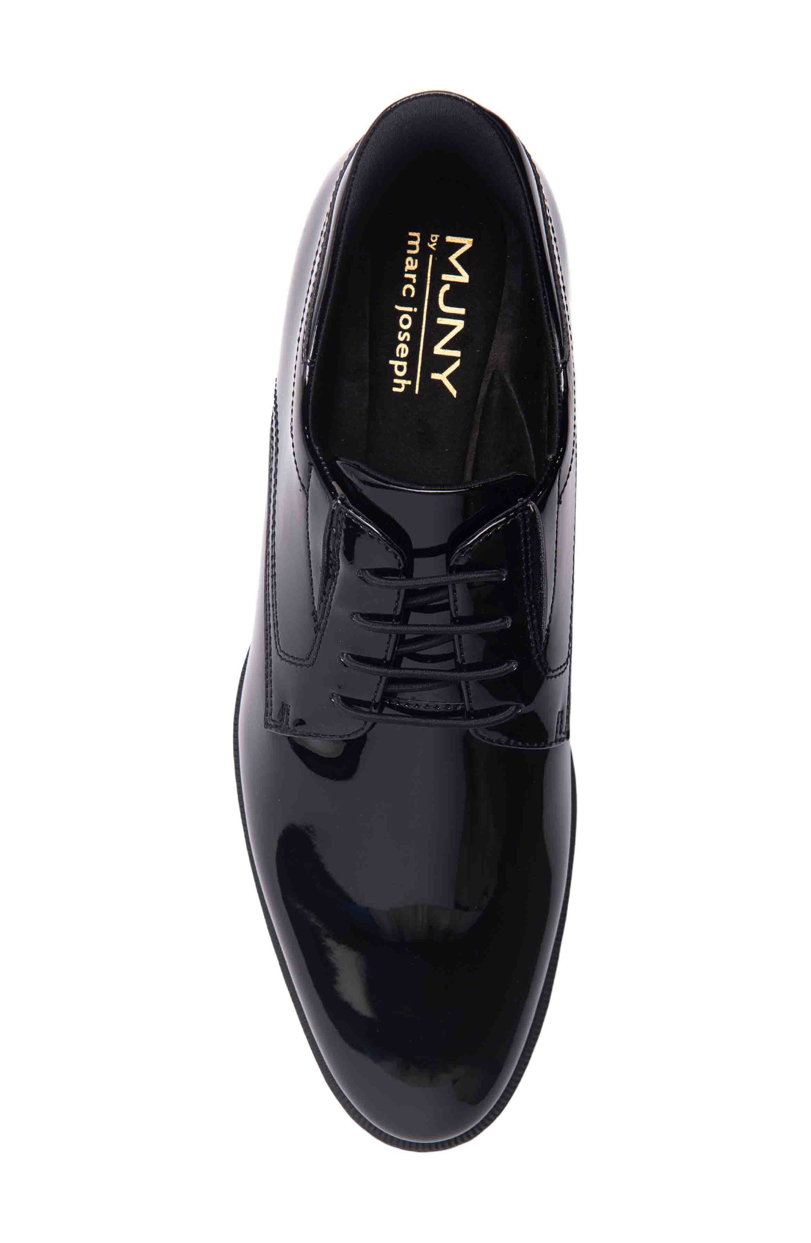 Marc Joseph New York State Street Plain Toe Casual Oxford, Alternate, color, Black Patent