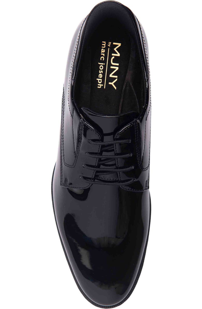 Marc Joseph New York State Street Plain Toe Casual Oxford, Alternate, color, Black Patent