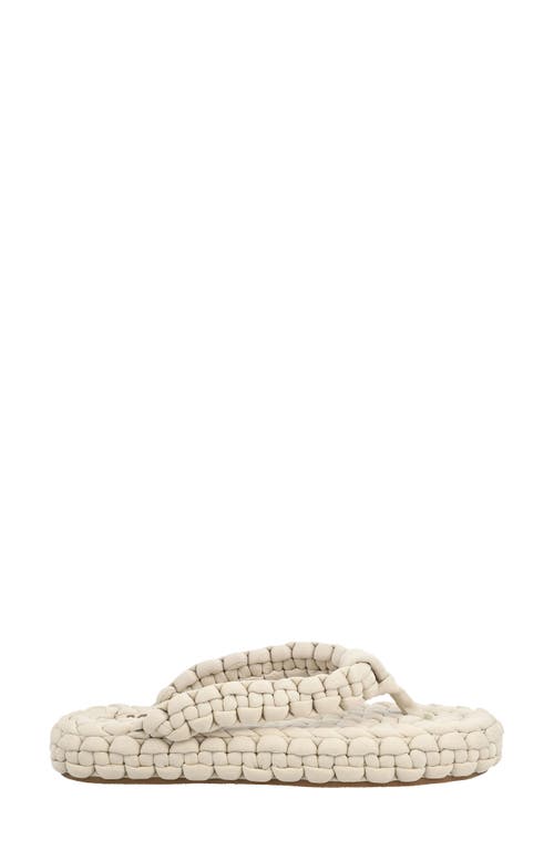 Mia Limited Edition Monako Woven Flip Flop In Sand