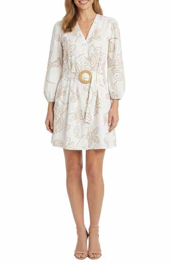 London Times A-Line Shirtdress