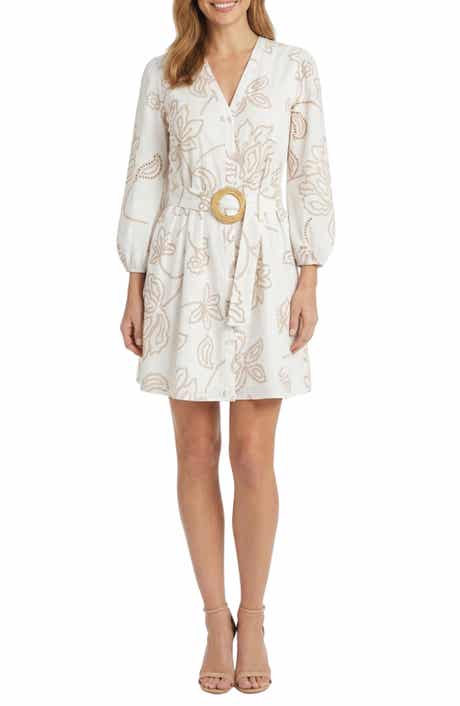 London Times A-Line Shirtdress