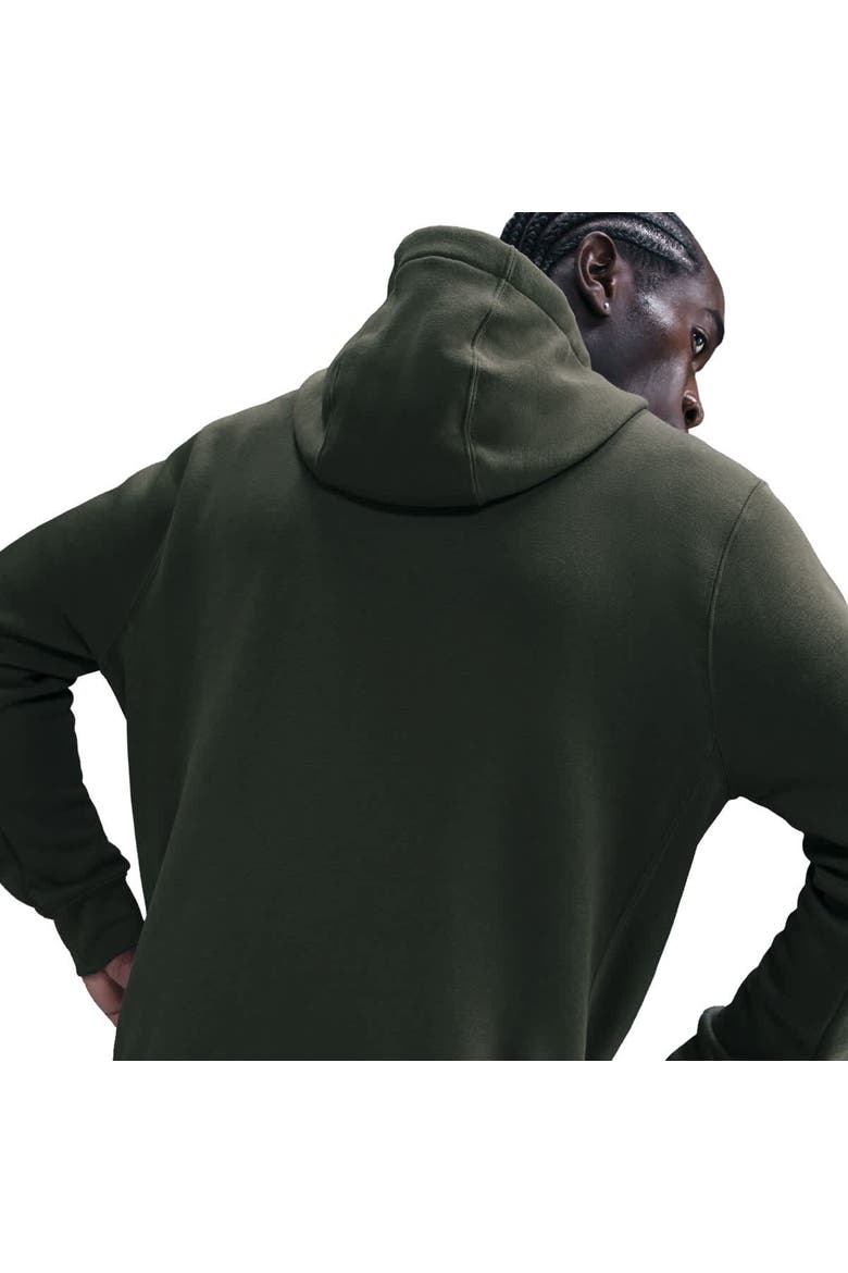 Men's Nike  Olive Paris Saint-Germain Club Fleece Hoodie, Alternate, color, Olive