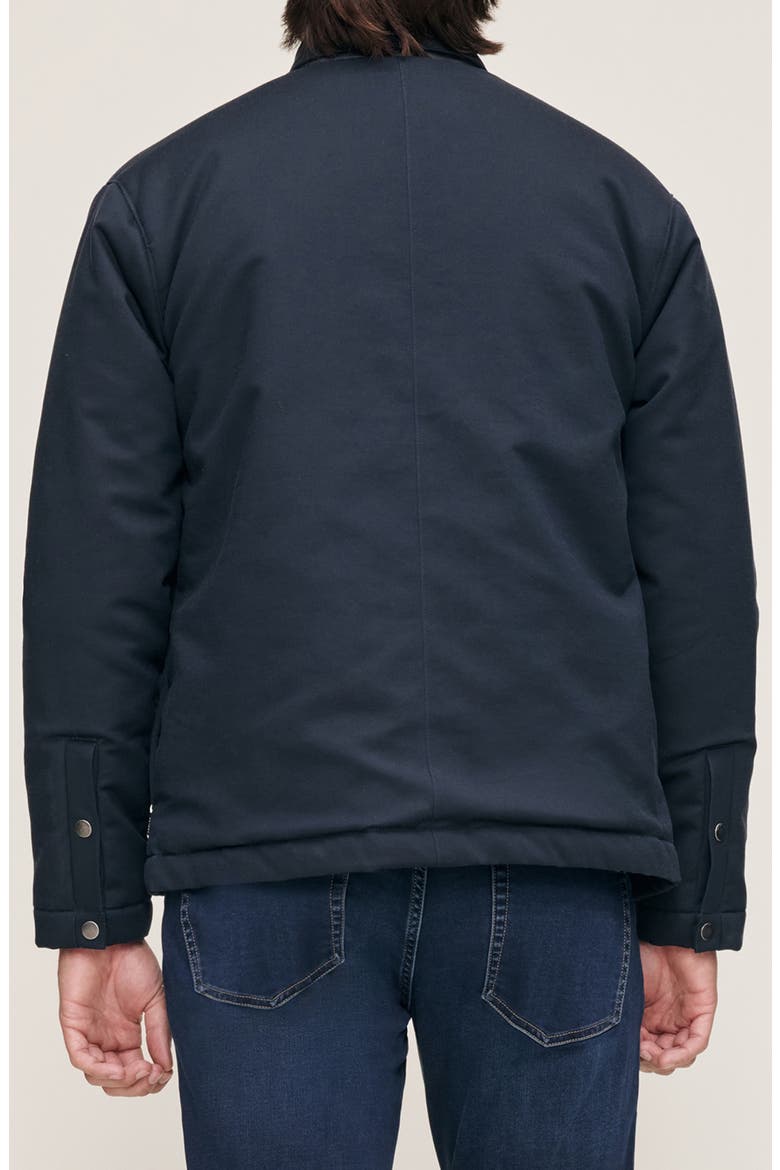 Derrick Stretch Cotton & Viscose Snap-Up Overshirt, Alternate, color, DEPTHS