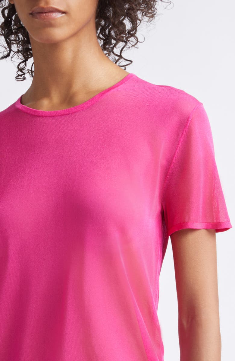 LESET Jack Mesh T-Shirt, Alternate, color, Amaranth
