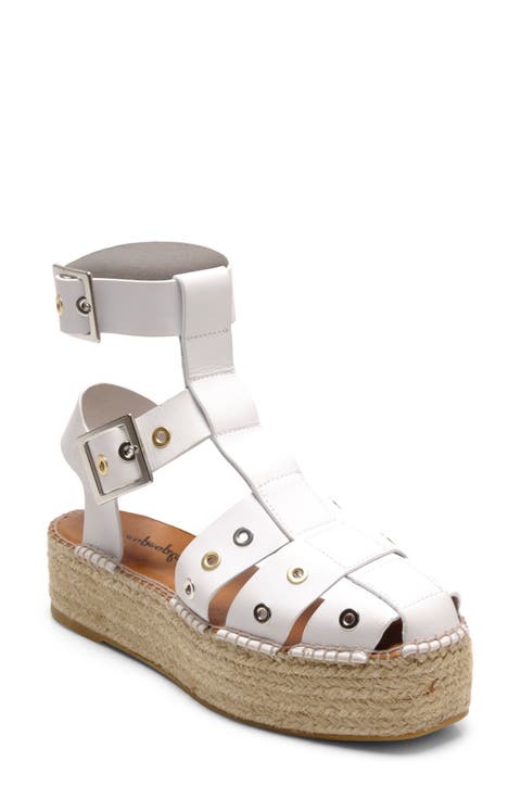 Gable Glad Ankle Strap Espadrille Platform Sandal (Women)