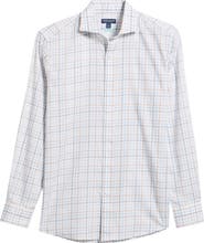 Peter Millar Arthur Flex Finish Plaid Cotton Button-Up Shirt