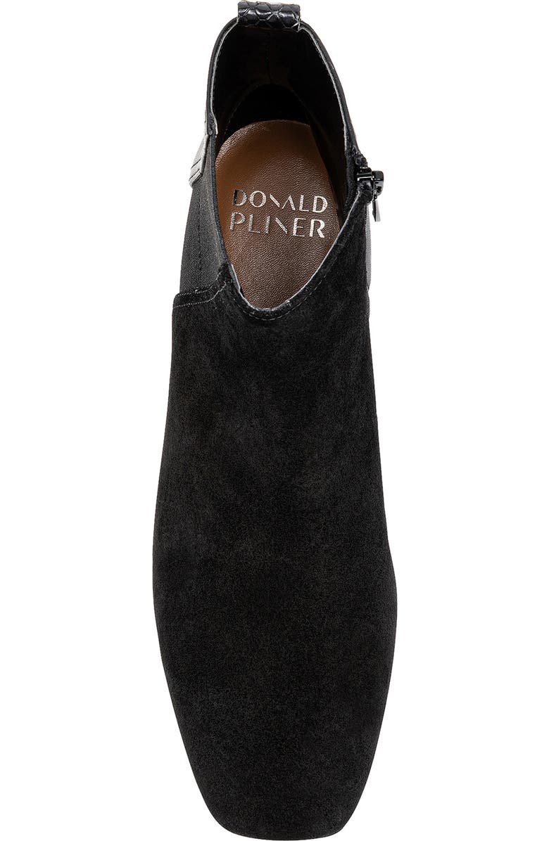 Donald Pliner Square Toe Boot, Alternate, color, Black