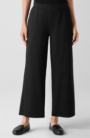 Eileen Fisher Ankle Wide Leg Pants